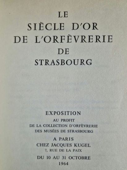 6 BOOKS ON GOLDSMITHING IN STRASBOURG AND...