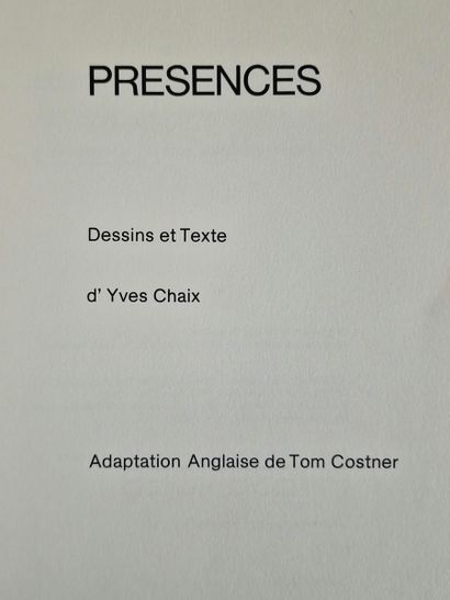 4 WORKS :
- PRESENCE, (CHAIX, Yves), Copy...