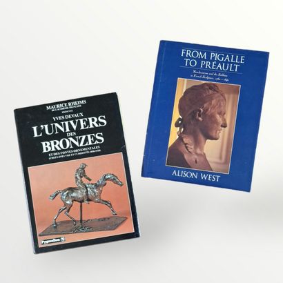 2 BOOKS ON SCULPTURE :
- L'UNIVERS DES BRONZES...