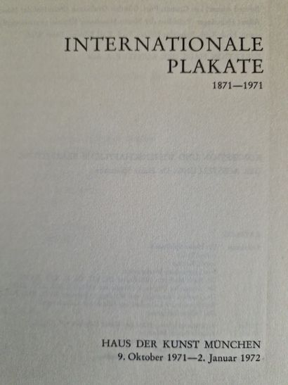 3 BOOKS ON THE INTERNATIONAL POSTER: 
- INTERNATIONALE...