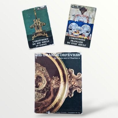 3 BOOKS ON FRENCH GOLDSMITHING : 
- LES GRANDS...
