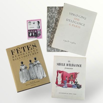 4 BOOKS ON FASHION AND BALLS :
- UN SIECLE...