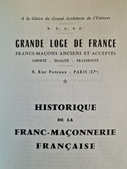 12 BOOKS ON FREEMASONRY : 
- LA FRANC-MACONNERIE...