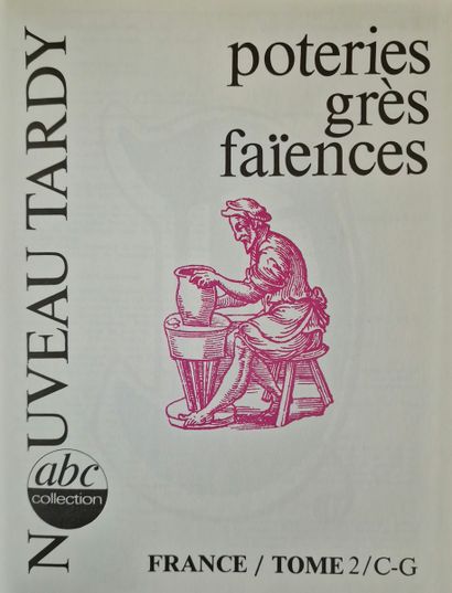 NEW TARDY, POTTERY, GRES, FAIENCES, (MALGRAS,...