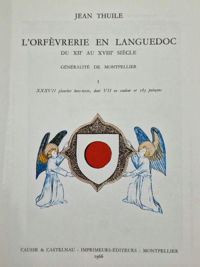2 BOOKS ON THE GOLDSMITH'S TRADE IN LANGUEDOC...