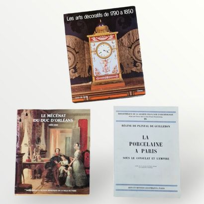 3 OUVRAGES SUR LES ARTS DECORATIFS AU XIXE...