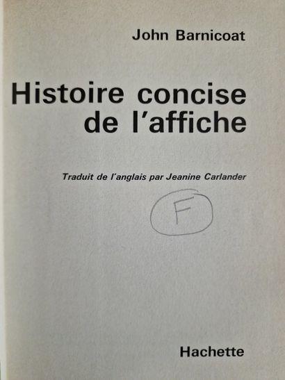 6 BOOKS ON THE POSTER : 
- HISTOIRE CONCISE...