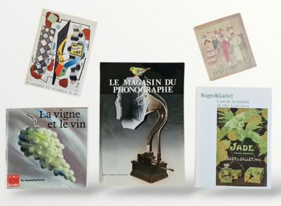 5 BOOKS AND EXHIBITION CATALOGS: 
- LA VIGNE...