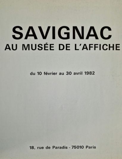3 BOOKS ON SAVIGNAC : 
- SAVIGNAC L'affiche...