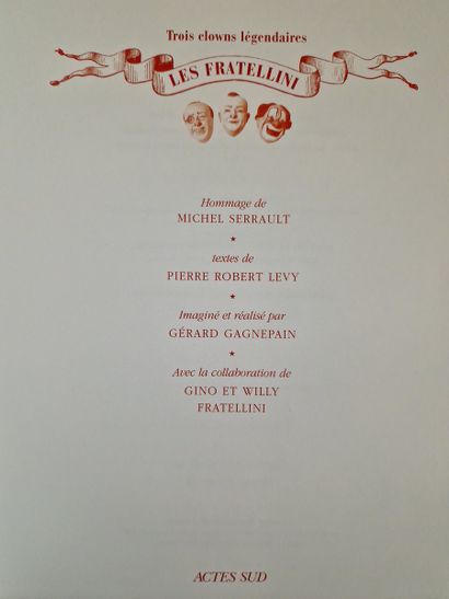 10 BOOKS ON THE PERFORMING ARTS : 
- LE FABULEUX...