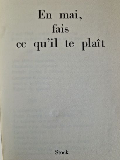 6 BOOKS ON MAY 68 : 
- LA FRANCE DE 68, (DELALE,...