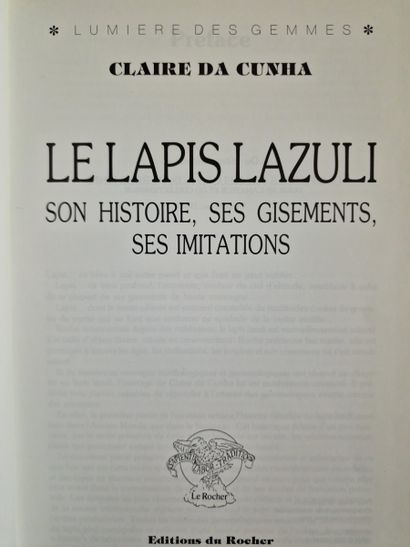 7 OUVRAGES DE GEMMOLOGIE :
- GUIDE DES PIERRES...
