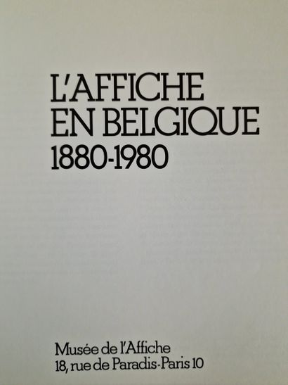 5 BOOKS ON INTERNATIONAL POSTERS : 
- L'AFFICHE...