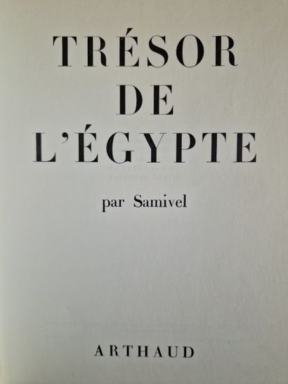 9 WORKS OF EGYPTOLOGY : 
- AU ROYAUME D'EGYPTE...