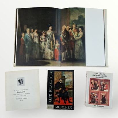 LOT OF 4 WORKS :
- GOYA, (DESPARMET FITZ-GERALD,...