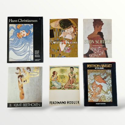 6 BOOKS ON ARTISTS AROUND 1900 : 
- GUSTAV...