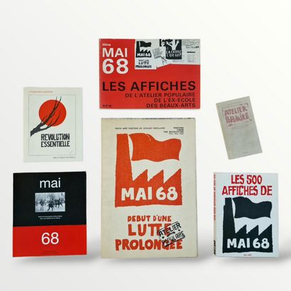 6 BOOKS ON THE POSTERS OF MAY 68 : 
- TEXTS...