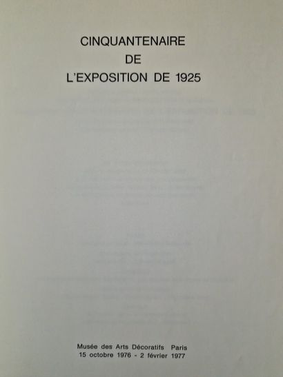 3 OUVRAGES SUR LE STYLE 1925 :
- LE STYLE...