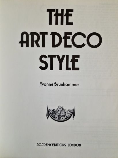 5 OUVRAGES SUR L’ART DECO :
- ART DECO, (ARWAS,...