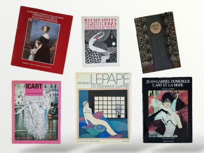 5 BOOKS ON FASHION ILLUSTRATIONS AND PORTRAITS...