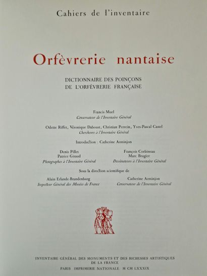 6 BOOKS ON BRETON GOLDSMITHING : 
- LES ORFEVRES...