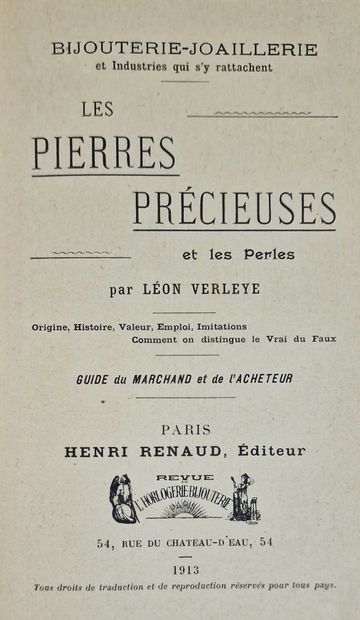7 OUVRAGES DE GEMMOLOGIE ET SUR LES PERLES...