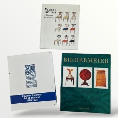 3 OUVRAGES SUR LE MOBILIER BIEDERMEIER ET...