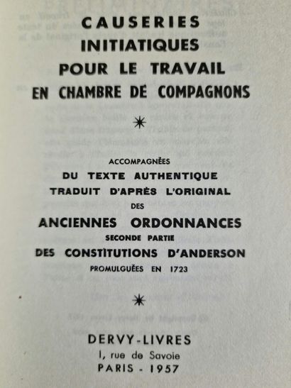 3 BOOKS AND A SERIES OF PUBLICATIONS ON FREEMASONRY:...
