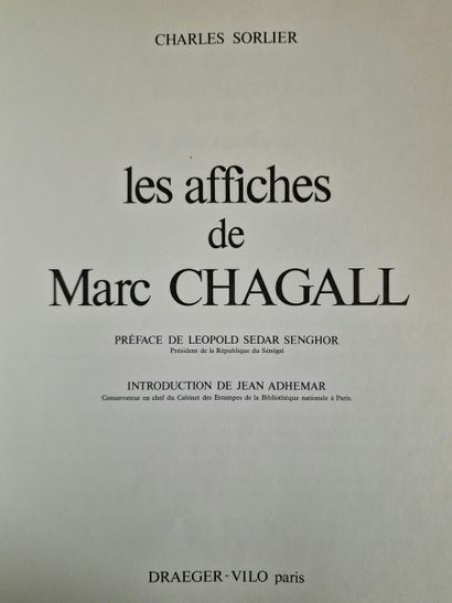 LES AFFICHES DE CHAGALL, (SORLIER, Charles),...