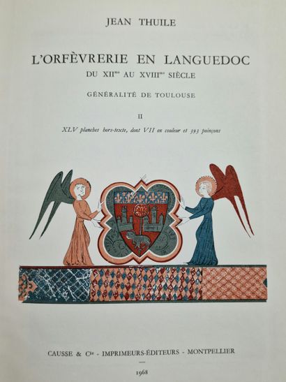 2 BOOKS ON THE GOLDSMITH'S TRADE IN LANGUEDOC...