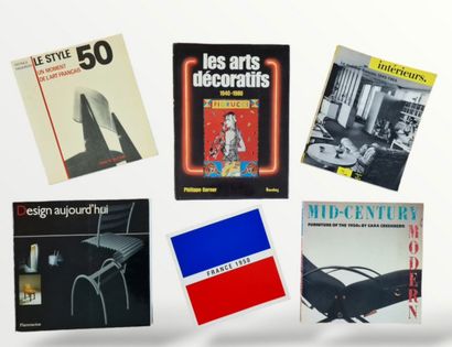 6 OUVRAGES SUR LES ARTS DECORATIFS DES ANNEES...