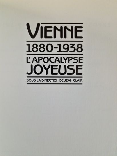 5 CATALOGUES D’EXPOSITIONS : 
- VIENNE 1880-1938...