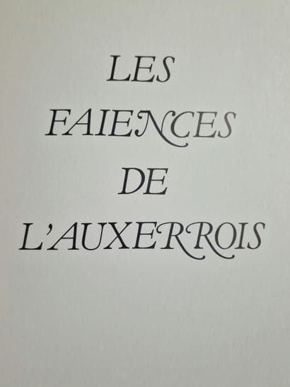 7 WORKS ON THE FAIENCE OF NEVERS AND PATRIOTIC...