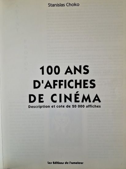 13 BOOKS ON THE CINEMA POSTER : 
- 100 ANS...