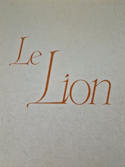 LE LION (KESSEL, Joseph), Robert Léger Editeur,...