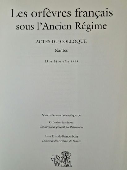 6 BOOKS ON BRETON GOLDSMITHING : 
- LES ORFEVRES...