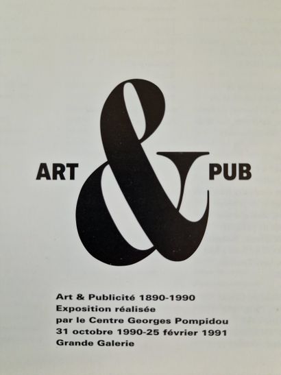 ART PUB 1890-1990, Exhibition catalog, Centre...