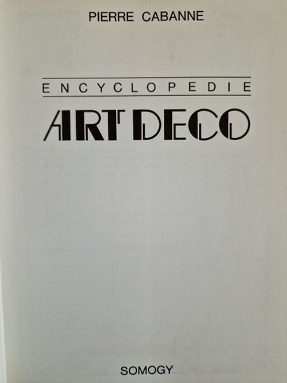 5 OUVRAGES SUR L’ART DECO :
- ART DECO, (ARWAS,...