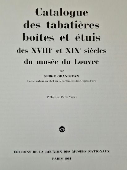 2 BOOKS ON BOXES AND SNUFFBOXES : 
- LES...
