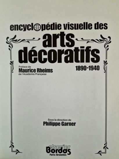 5 OUVRAGES SUR LES ARTS DECORATIFS AU XXEME...