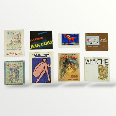 8 BOOKS ON THE POSTER : 
- THE POSTER BOOK,...