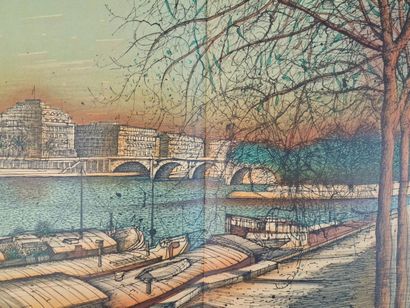 PARIS SUR SEINE, (CARZOU, Jean), Editions...