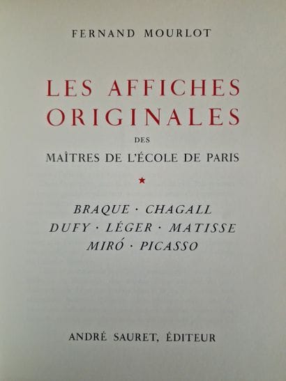 ORIGINAL POSTERS OF THE MASTERS OF THE SCHOOL...