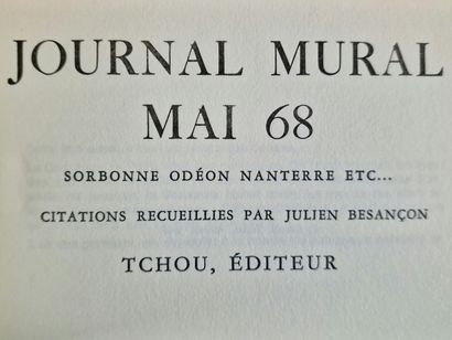 6 BOOKS ON THE POSTERS OF MAY 68 : 
- MAI...