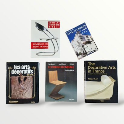 5 OUVRAGES SUR LES ARTS DECORATIFS AU XXEME...