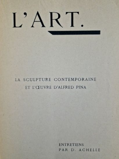7 BOOKS ON MODERN SCULPTURE :
- LA SCULPTURE...