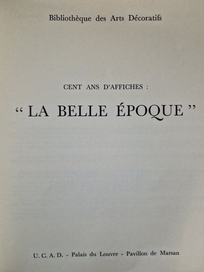 4 BOOKS ON THE POSTER AROUND 1900 : 
- CENT...