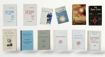 12 BOOKS ON FREEMASONRY : 
- LA FRANC-MACONNERIE...