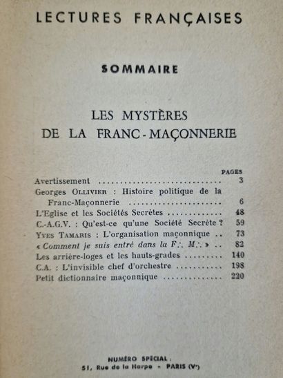 7 BOOKS ON FREEMASONRY : 
- TRAITE D'HISTOIRE...