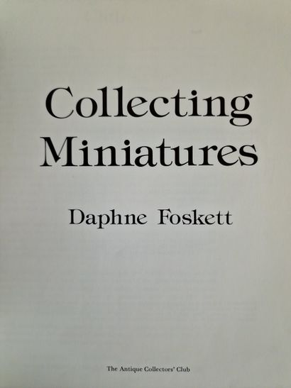 2 BOOKS ON MINIATURES:
- COLLECTIONG MINIATURES...